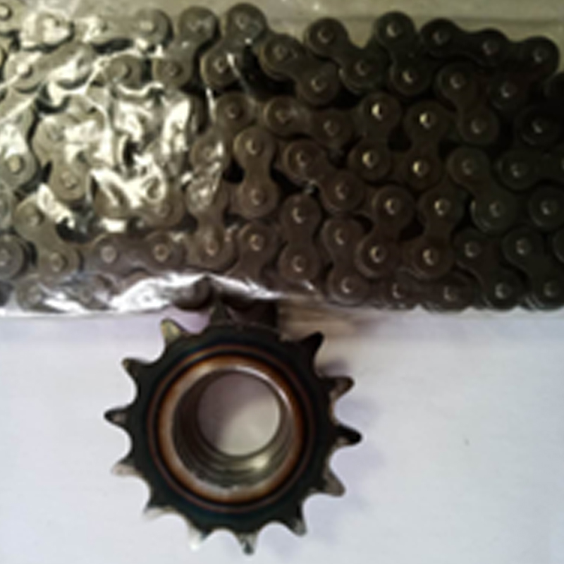 Industrial conveyor roller chain and sprockets for auotamatic production line