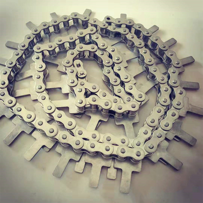 12B chain with custom attachment short pitch conveyor roller chain 